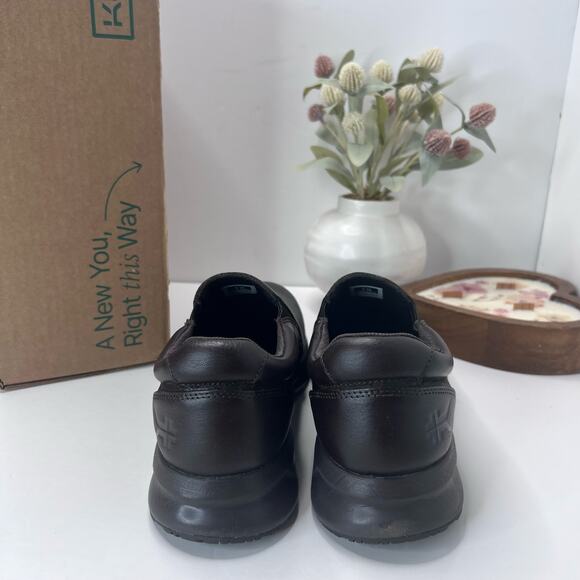 Kuru Kivi 2 Anti-Slip Slip-on Leather Work Shoe Heel Pain Relief Women 10 M NWB main image 4